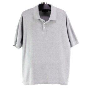 Ultra Club Gray Cotton Blend Short Sleeve Polo Supreme Shirt